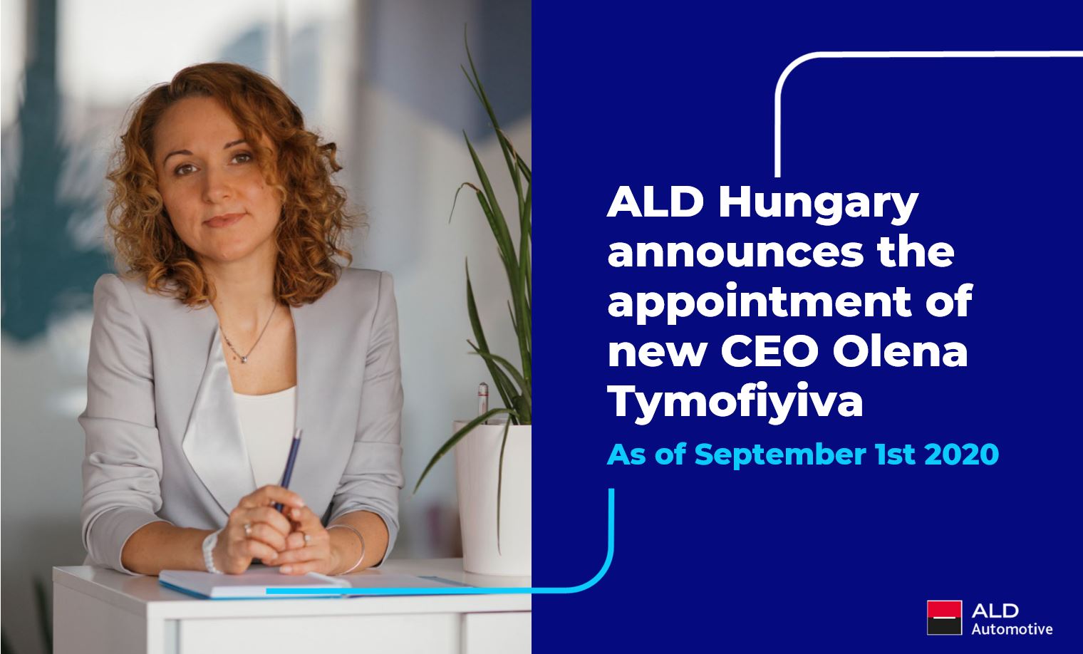 Olena Tymofiyiva az új ügyvezető az ALD Magyarország Kft. élén